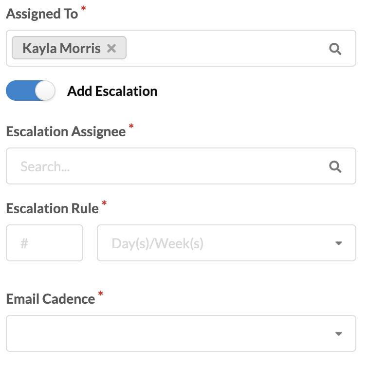 Activity Escalation Rules - Onboard | Marketware.com